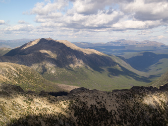 Haystack Mountain and the Ewart Creek valley.