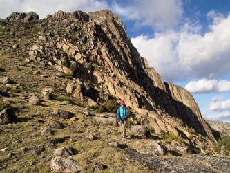 Cathedral Peak from Cathedral Pass.