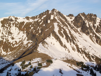 Ladys Peak from the summit of Cape Horn.