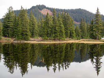 Lux Peak over Mig Lake.