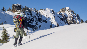 The summit of Sheep Mountain.