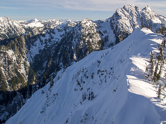 North Gemini Peak over the south ridge of Sheep Mtn.