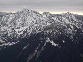 Hall Peak and Marble Peak.