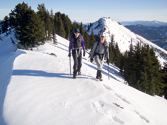 On the summit of West Granite Mountain.