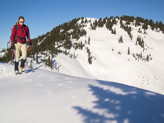 Descending West Granite's SW ridge.