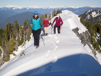 The final summit ridge.