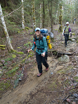 Back on the Squire Creek Trail.