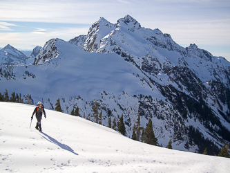 On the south slopes of Ohio.  Salish Peak and Three Fingers in the background.