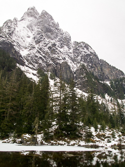 Mount Baring over Barclay Lake.