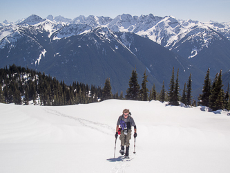 Beebe Mountain and Elija Ridge in the background.