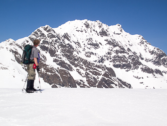 Looking at Jack Mountain from the summit of Little Jack.