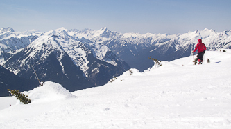 Looking towards Sour Patch Peak and the Pickets.