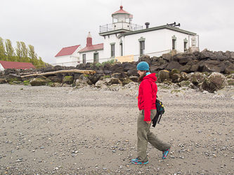 The West Point lighthouse.