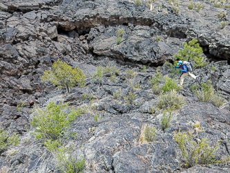 In the El Malpais National Conservation Area.