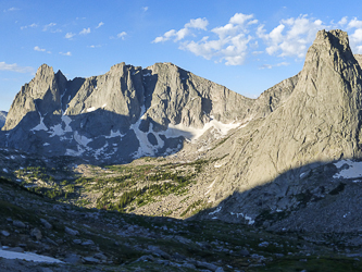 Warrior Peaks and Pingora Peak.