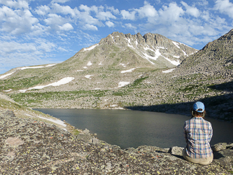 Upper Washakie Creek lakes.