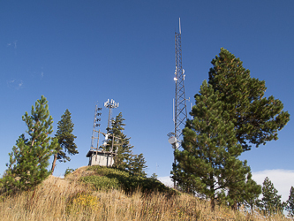 The summit of Blag Mountain