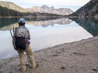 Cashmere Mountain from Colchuck Lake