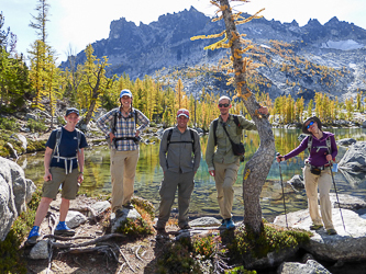 Wired, Marmot, Daybreaker, me, and Drop-N-Roll at Leprechaun Lake.