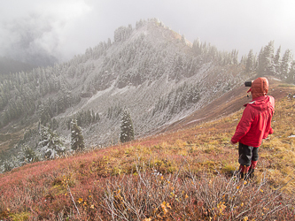 On the summit of Green Mountain, SW Peak.