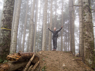 On the top of Sally's Summit.