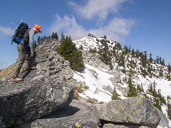 Nearing the summit of Granite Mountain