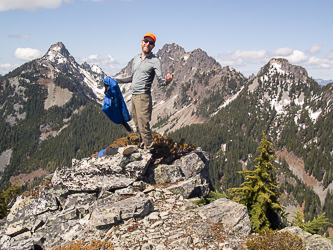 On the summit of Low Mountain.