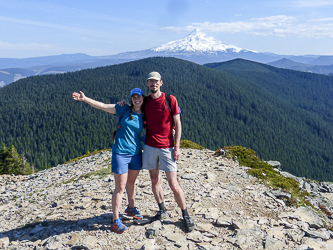 On the summit of Chinidere Mountain.