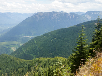 Mailbox Peak from the summit of Mount Washington.