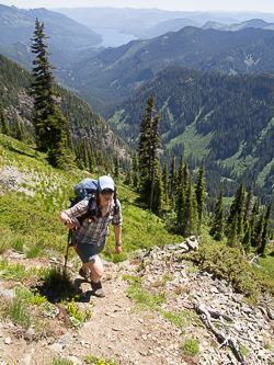 Kachess Lake in the distance.