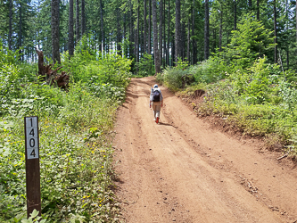 Navigating the maze-like network of trails in the Post Canyon area.