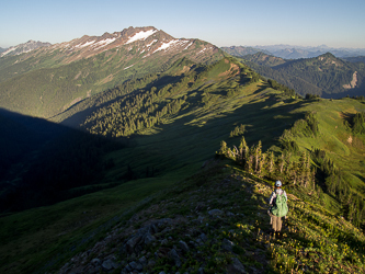 Indian Head Peak from the south slopes of White Mtn.