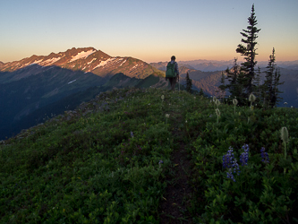 Indian Head Peak from the south slopes of White Mtn.