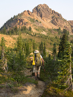 Hiking toward Paddy-Go-North.