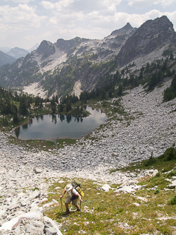 Upper French Pothole, Sherpani Peak and point 6,520.