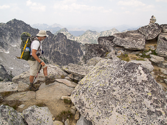 The summit of South Granite Mountain