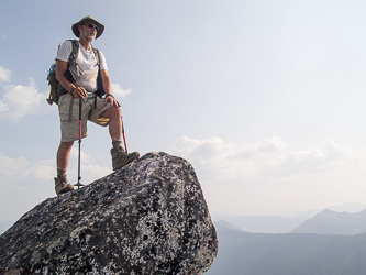 The summit of Granite Mountain.