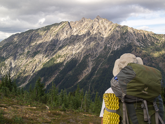 Our first view of The Cradle at Paddy-Go-Easy Pass.