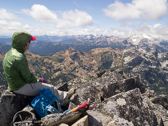 The summit of The Cradle.