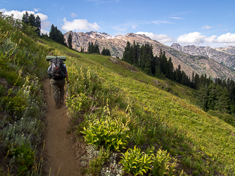 The Dakobed Range from the PCT.