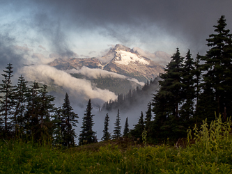 Sloan Peak from the White Pass campground.