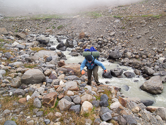 We crossed this creek at least 10 times.