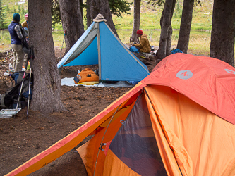 Our camp at Lake Mary.  We met Suzanne and Barry here.