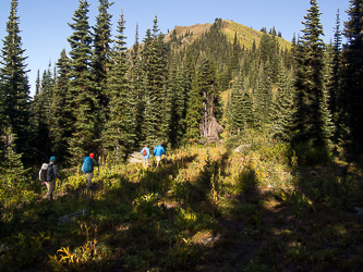 Frosty Mountain from Frosty Pass.