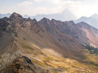 Scatter Peaks and Mount Stuart.