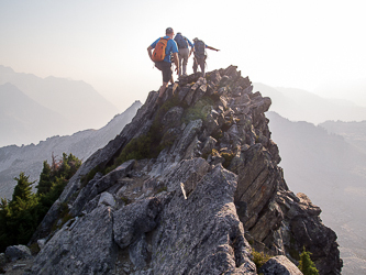 The summit of La Bohn Peak.