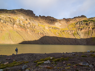 Hawkeye Point over Goat Lake (one hour later).