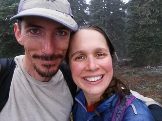 On the summit of Thomas Mtn.