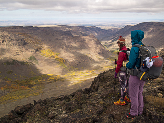 Kiger Gorge from point 9,213.