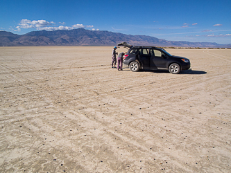 Our trailhead, on the east side of the Alvord Desert.